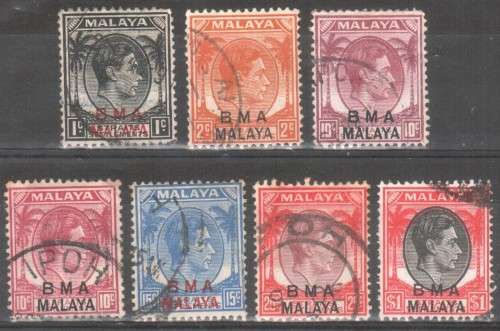 Colonial Britain - BRITISH MILITARY ADMINISTRATION MALAYA USED ...